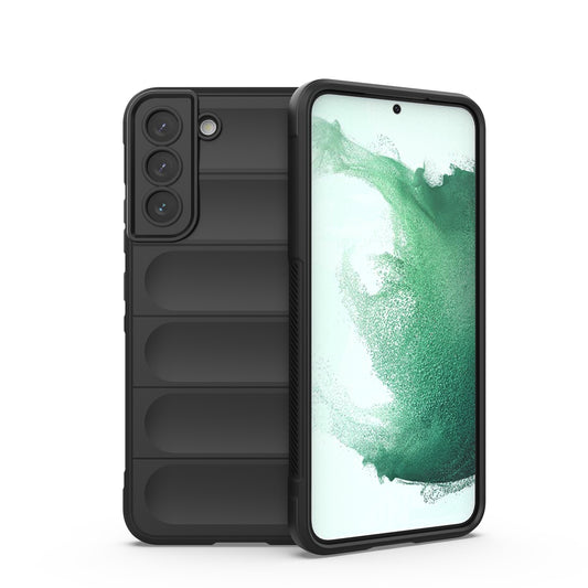 Samsung Galaxy S22+ 5G Magic Shield TPU + Flannel Protective Phone Case Cover, Shockproof Scratch Resistant