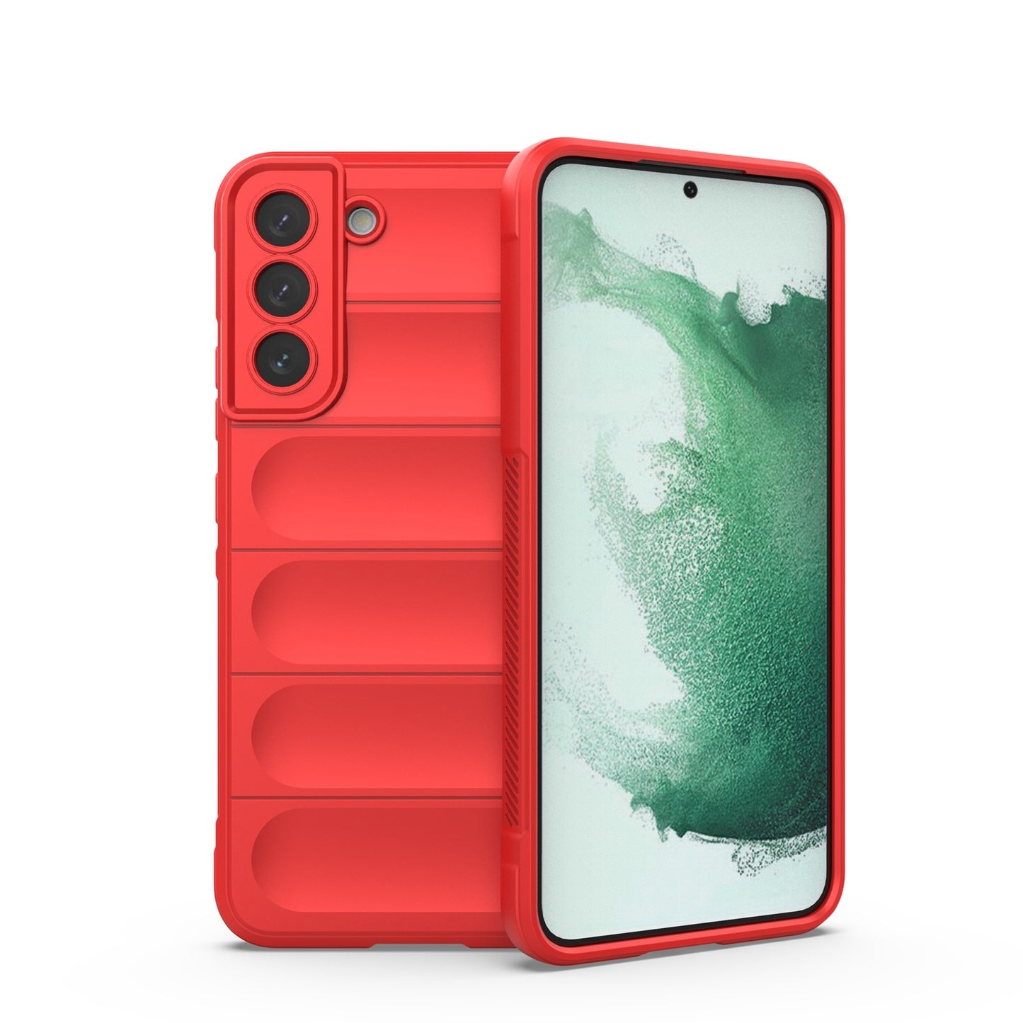 Samsung Galaxy S22+ 5G Magic Shield TPU + Flannel Protective Phone Case Cover, Shockproof Scratch Resistant