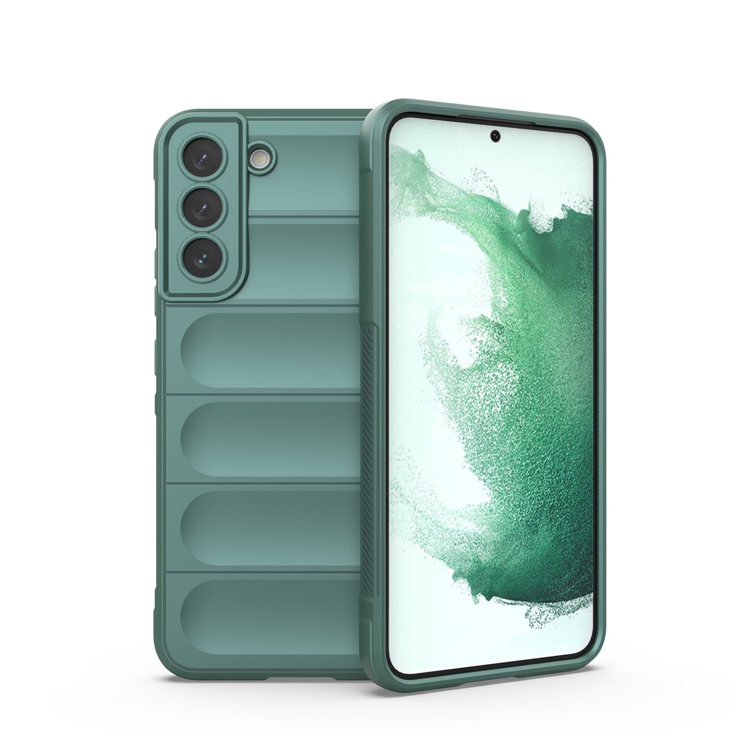 Samsung Galaxy S22+ 5G Magic Shield TPU + Flannel Protective Phone Case Cover, Shockproof Scratch Resistant