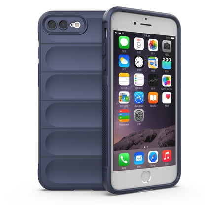 Apple iPhone 8 Magic Shield TPU + Flannel Protective Phone Case Cover, Shockproof Scratch Resistant