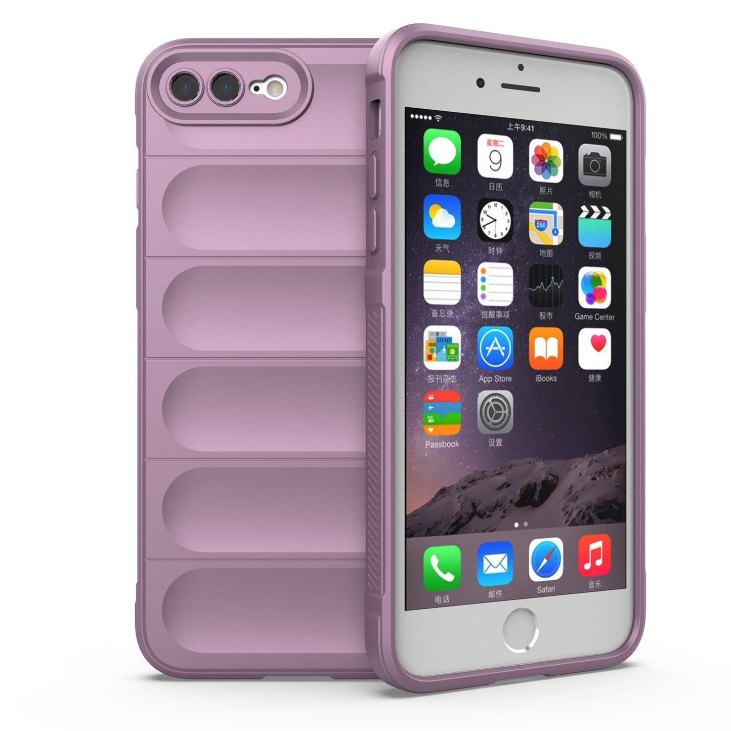 Apple iPhone SE 2020 Magic Shield TPU + Flannel Protective Phone Case Cover, Shockproof Scratch Resistant