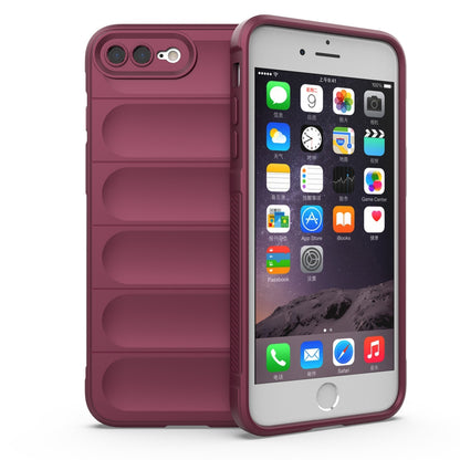 Apple iPhone SE 2022 Magic Shield TPU + Flannel Protective Phone Case Cover, Shockproof Scratch Resistant