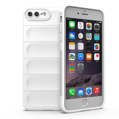 Apple iPhone SE 2022 Magic Shield TPU + Flannel Protective Phone Case Cover, Shockproof Scratch Resistant
