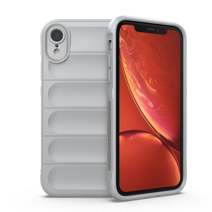 Apple iPhone XR Magic Shield TPU + Flannel Protective Phone Case Cover, Shockproof Scratch Resistant