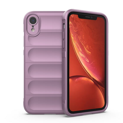 Apple iPhone XR Magic Shield TPU + Flannel Protective Phone Case Cover, Shockproof Scratch Resistant