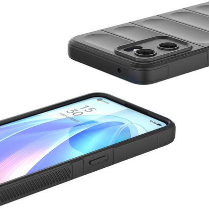 OPPO Find X5 Lite Magic Shield TPU + Flannel Protective Phone Case Cover, Shockproof Scratch Resistant