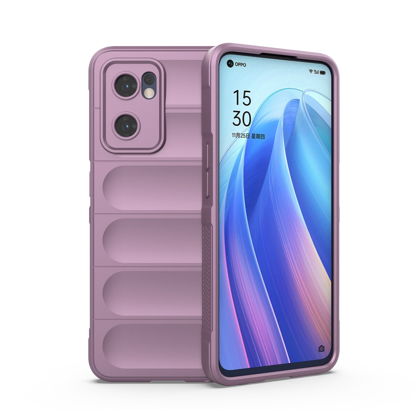 OPPO Find X5 Lite Magic Shield TPU + Flannel Protective Phone Case Cover, Shockproof Scratch Resistant