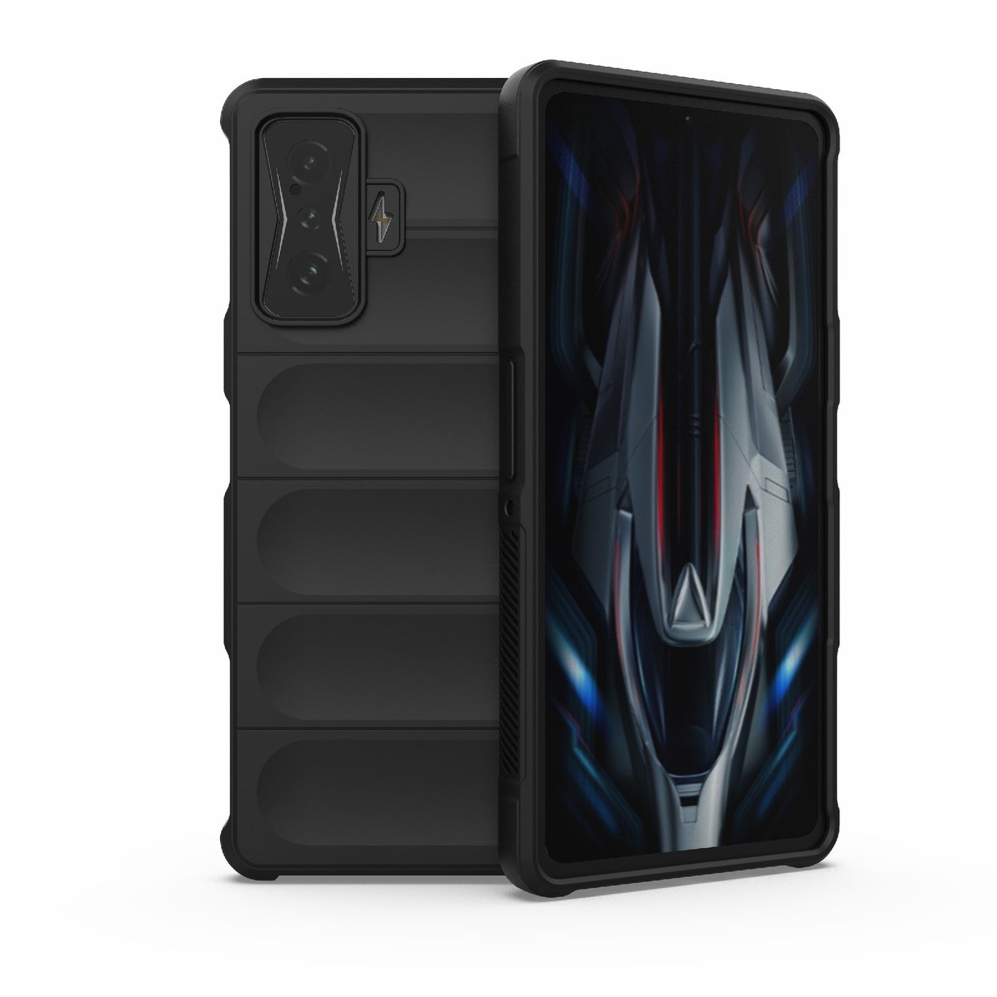 Xiaomi Redmi K50 Gaming Magic Shield TPU + Flannel Protective Phone Case Cover, Shockproof Scratch Resistant