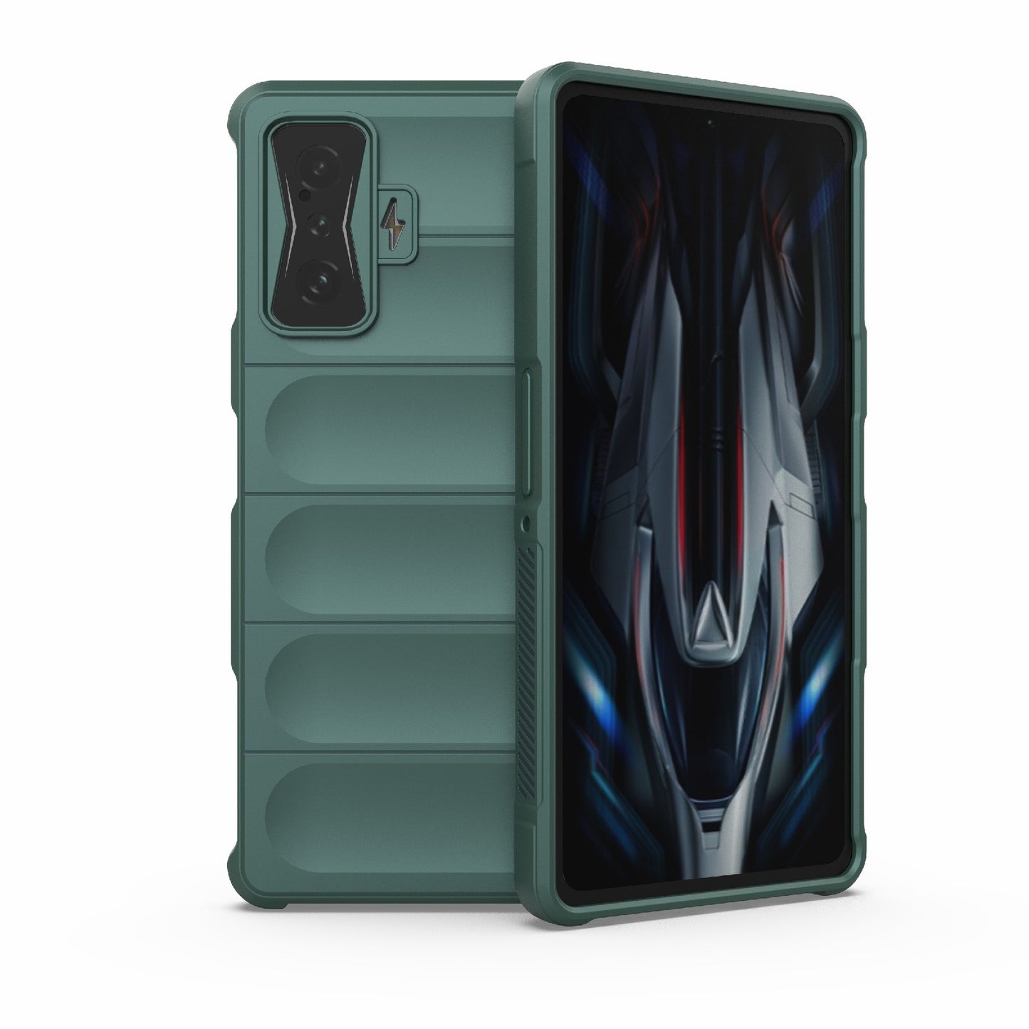 Xiaomi Redmi K50 Gaming Magic Shield TPU + Flannel Protective Phone Case Cover, Shockproof Scratch Resistant