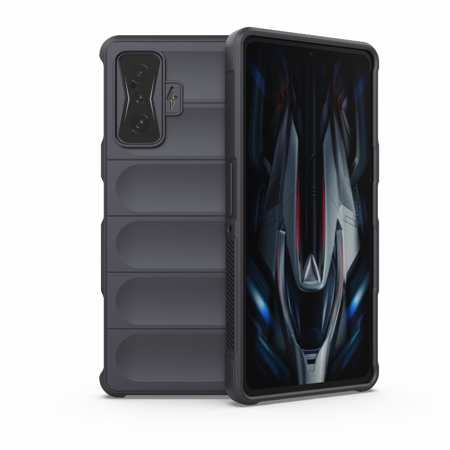Xiaomi Redmi K50 Gaming Magic Shield TPU + Flannel Protective Phone Case Cover, Shockproof Scratch Resistant