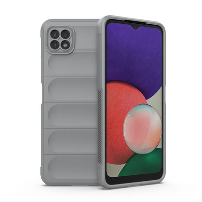 Samsung Galaxy A22 5G Magic Shield TPU + Flannel Protective Phone Case Cover, Shockproof Scratch Resistant