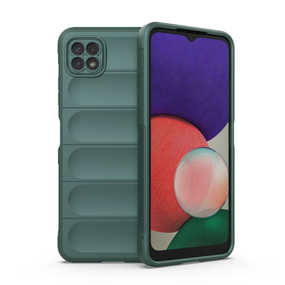 Samsung Galaxy A22 5G Magic Shield TPU + Flannel Protective Phone Case Cover, Shockproof Scratch Resistant