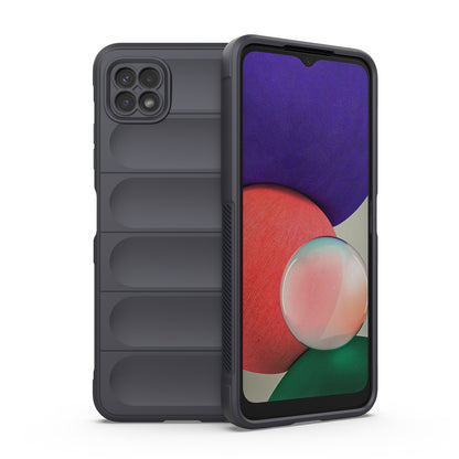 Samsung Galaxy A22 5G Magic Shield TPU + Flannel Protective Phone Case Cover, Shockproof Scratch Resistant