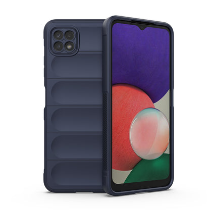 Samsung Galaxy A22 5G Magic Shield TPU + Flannel Protective Phone Case Cover, Shockproof Scratch Resistant