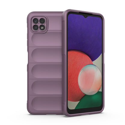 Samsung Galaxy A22 5G Magic Shield TPU + Flannel Protective Phone Case Cover, Shockproof Scratch Resistant