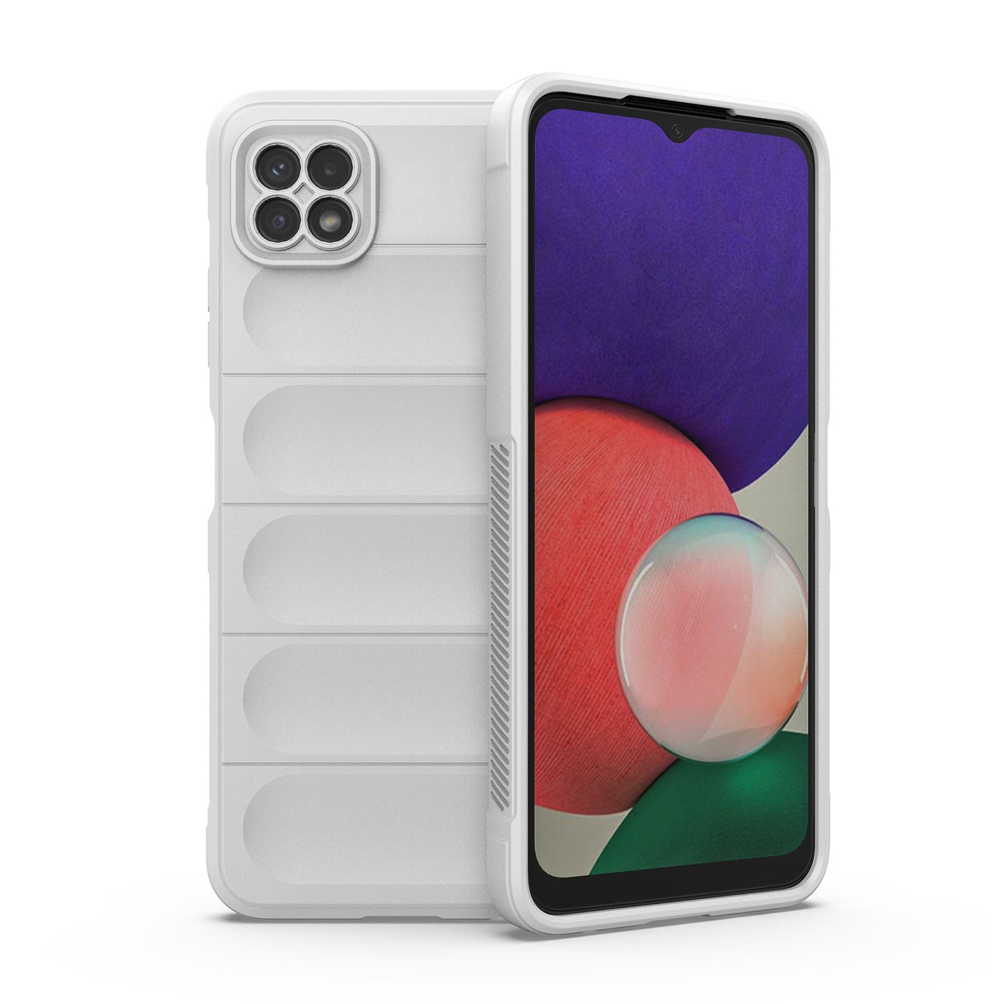 Samsung Galaxy A22 5G Magic Shield TPU + Flannel Protective Phone Case Cover, Shockproof Scratch Resistant