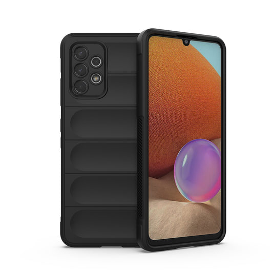 Samsung Galaxy A32 4G Magic Shield TPU + Flannel Protective Phone Case Cover, Shockproof Scratch Resistant