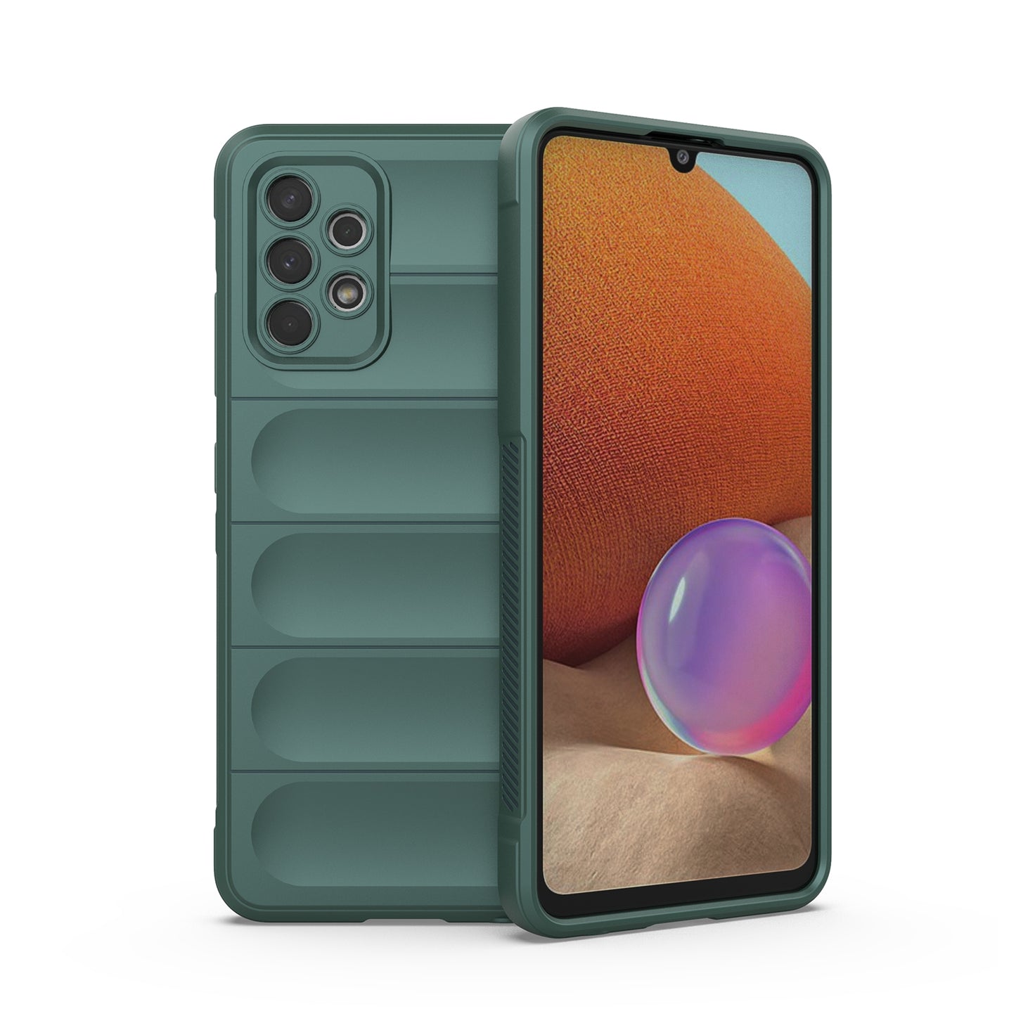 Samsung Galaxy A32 4G Magic Shield TPU + Flannel Protective Phone Case Cover, Shockproof Scratch Resistant