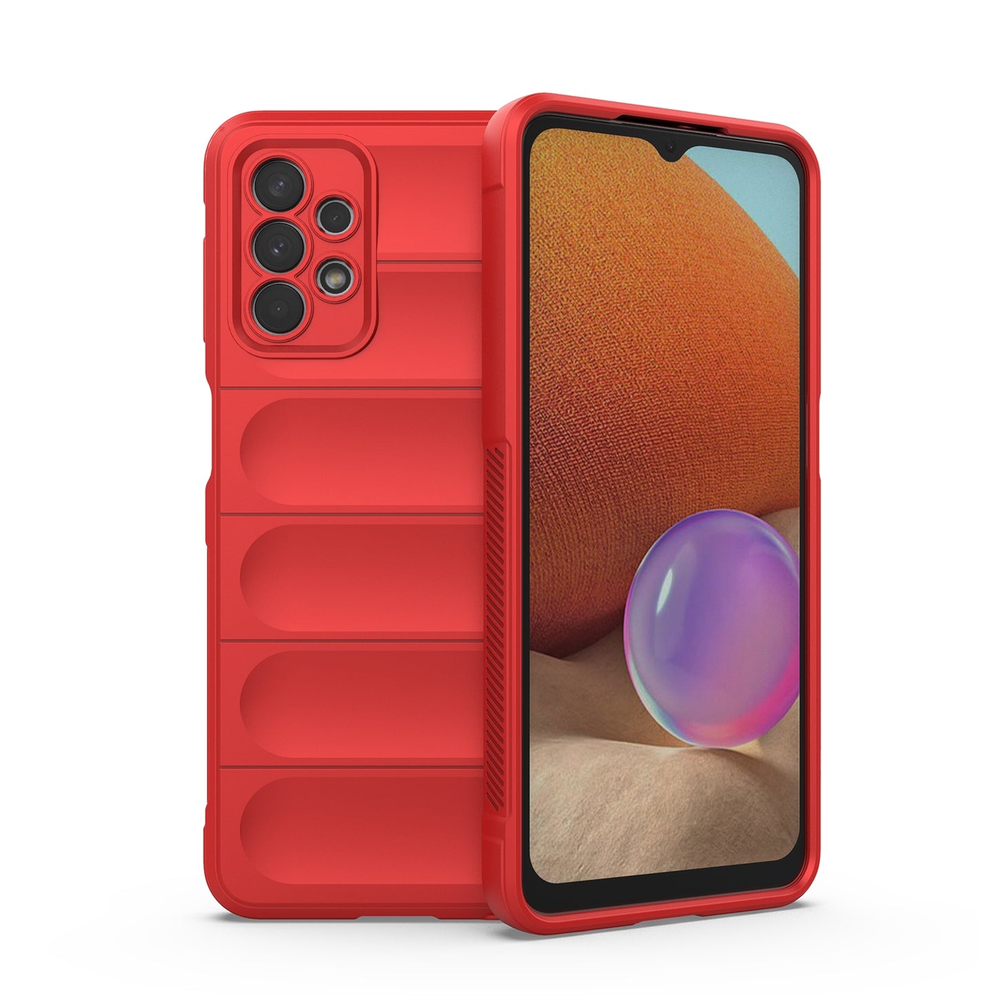 Samsung Galaxy A32 5G Magic Shield TPU + Flannel Protective Phone Case Cover, Shockproof Scratch Resistant