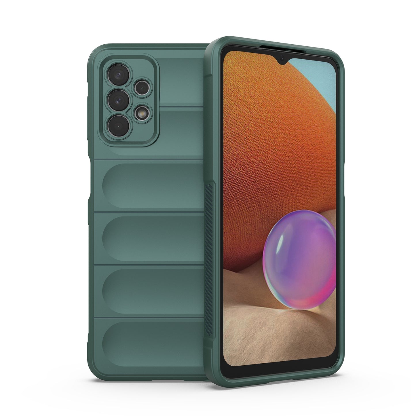 Samsung Galaxy A32 5G Magic Shield TPU + Flannel Protective Phone Case Cover, Shockproof Scratch Resistant