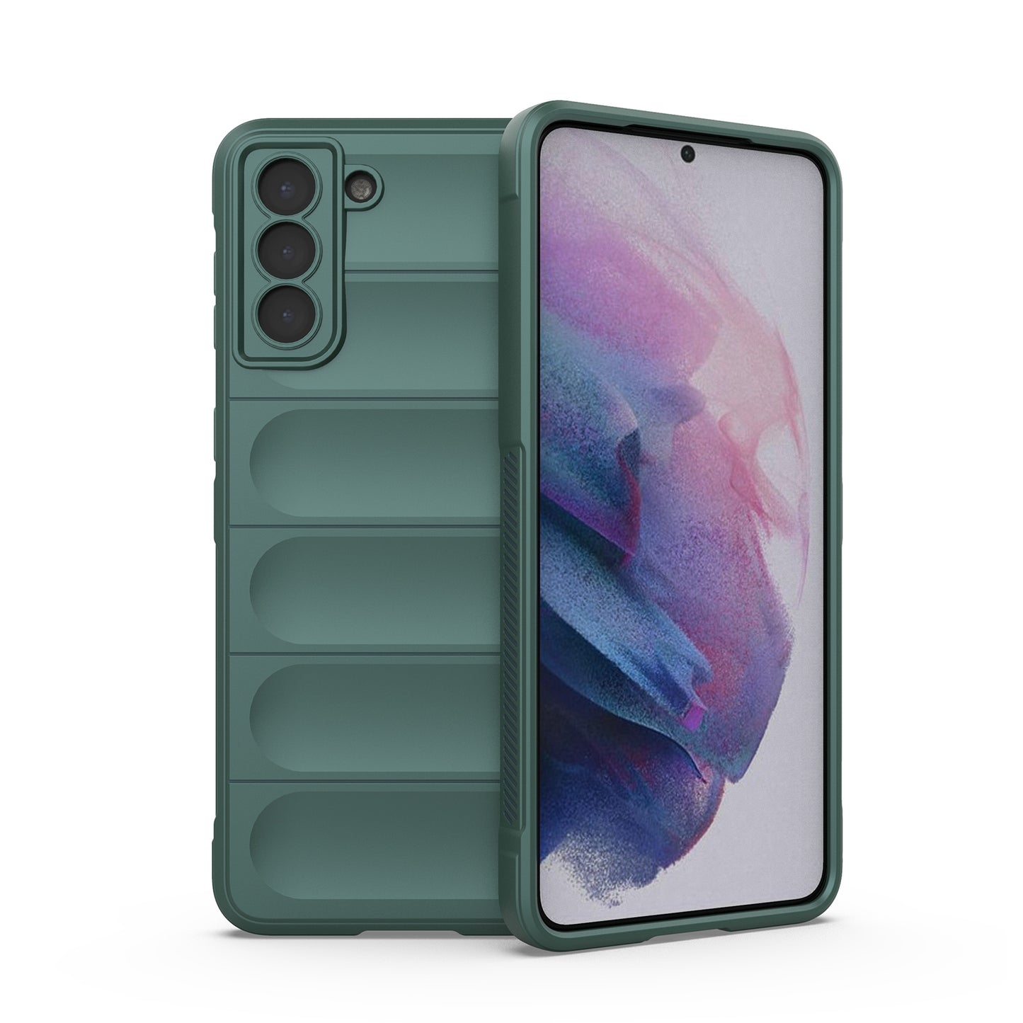 Samsung Galaxy S21+ 5G Magic Shield TPU + Flannel Protective Phone Case Cover, Shockproof Scratch Resistant