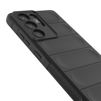Samsung Galaxy S21 Ultra 5G Magic Shield TPU + Flannel Protective Phone Case Cover, Shockproof Scratch Resistant
