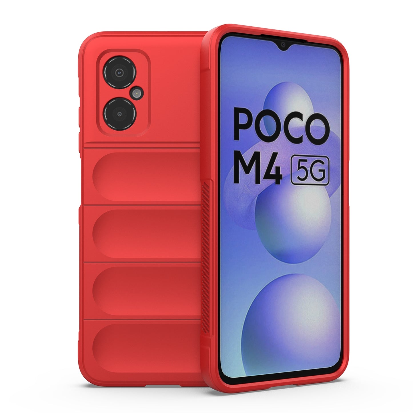 Xiaomi Poco M4 5G Magic Shield TPU + Flannel Protective Phone Case Cover, Shockproof Scratch Resistant