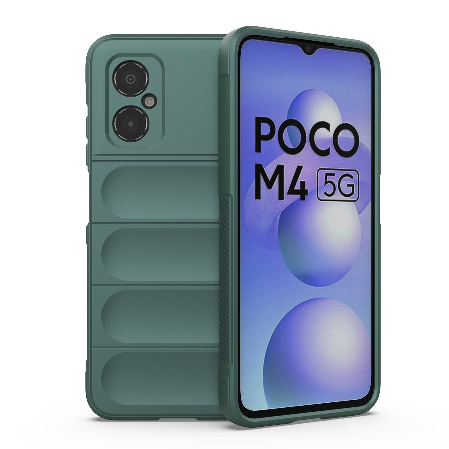Xiaomi Poco M4 5G Magic Shield TPU + Flannel Protective Phone Case Cover, Shockproof Scratch Resistant