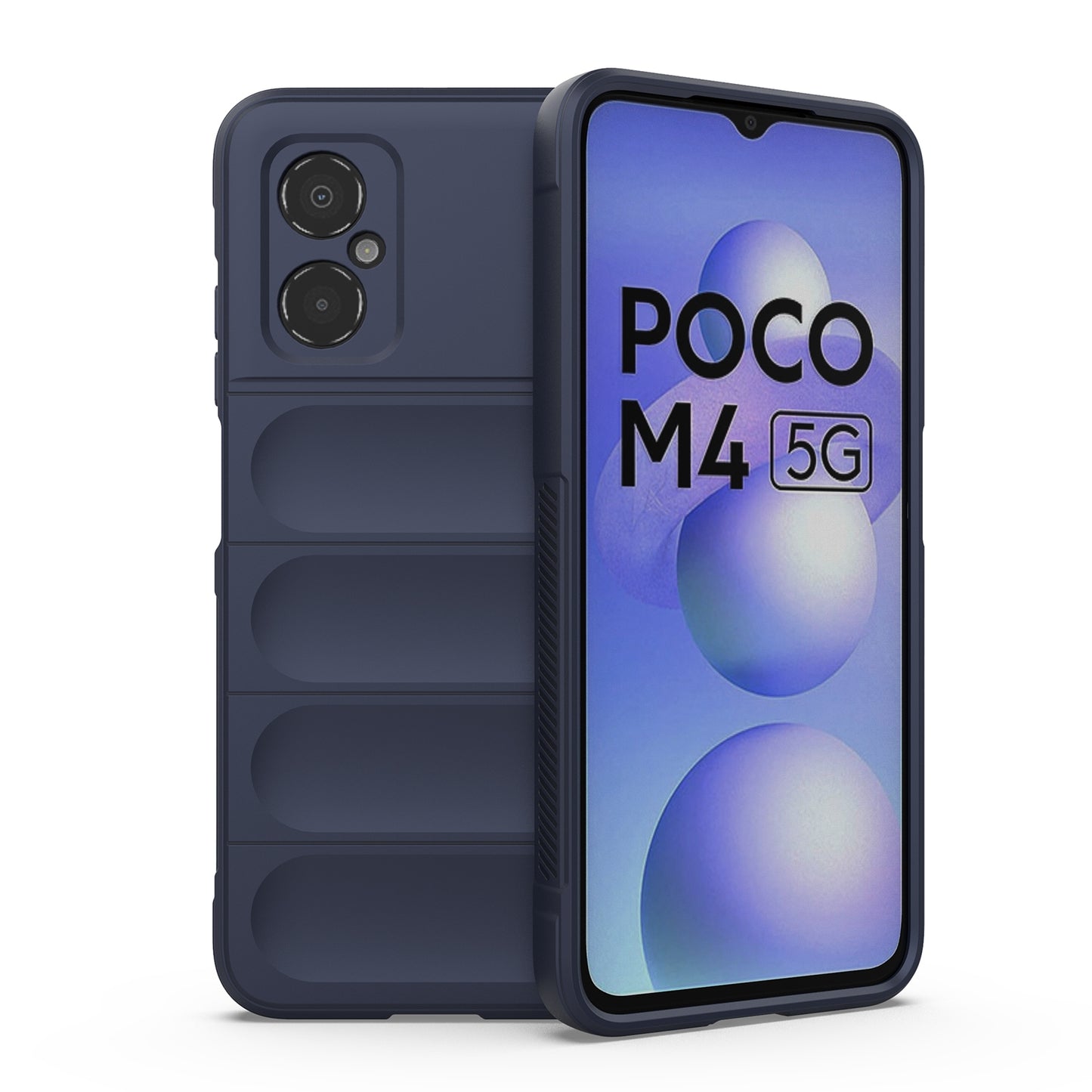 Xiaomi Poco M4 5G Magic Shield TPU + Flannel Protective Phone Case Cover, Shockproof Scratch Resistant