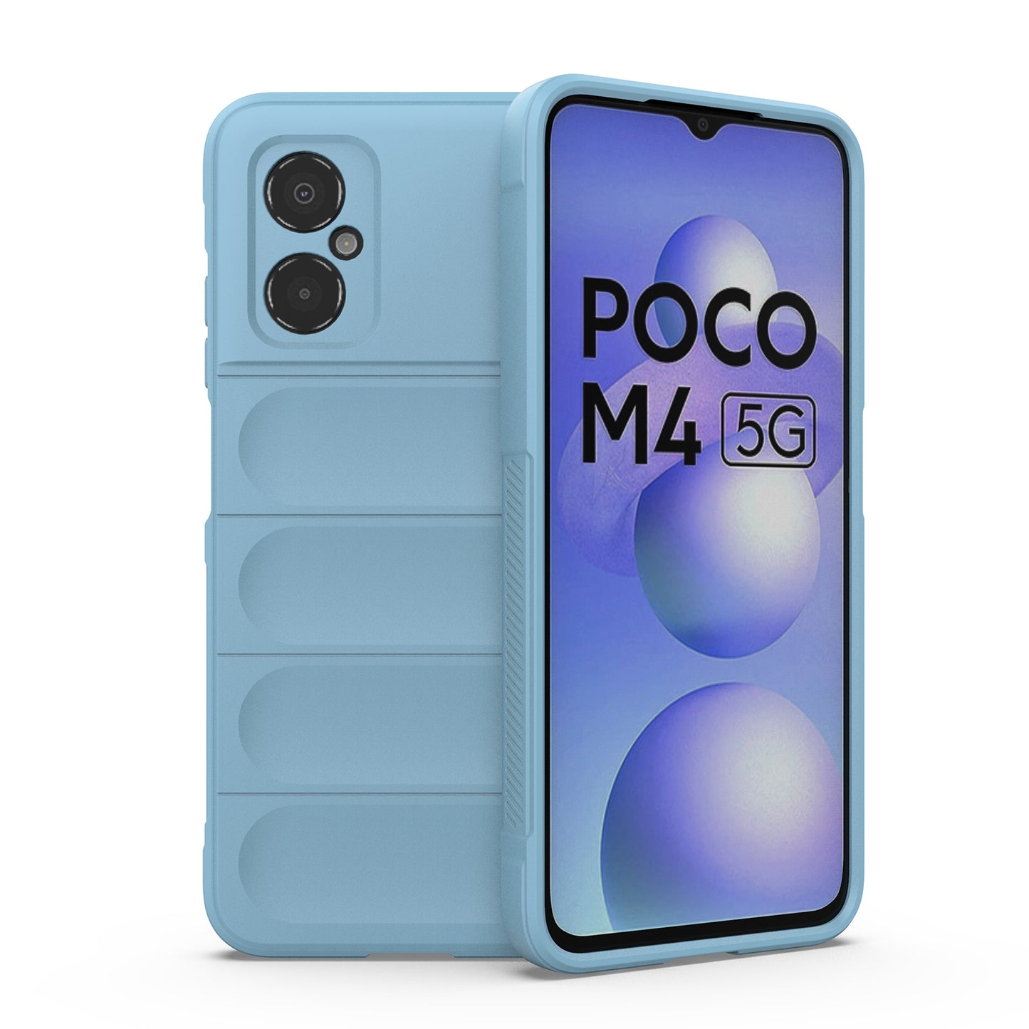 Xiaomi Poco M4 5G Magic Shield TPU + Flannel Protective Phone Case Cover, Shockproof Scratch Resistant