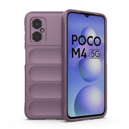 Xiaomi Poco M4 5G Magic Shield TPU + Flannel Protective Phone Case Cover, Shockproof Scratch Resistant