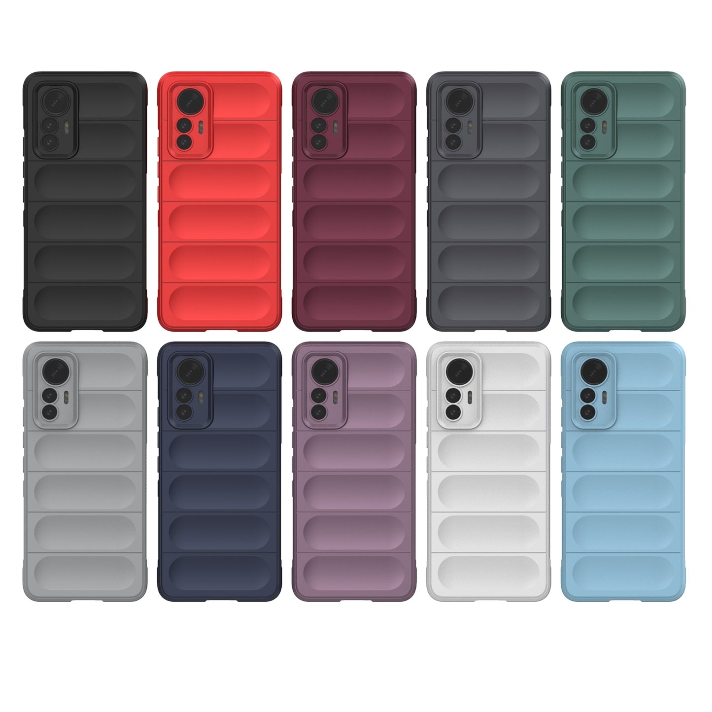 Xiaomi 12 Lite Shock Absorbent Magic Shield TPU + Flannel Phone Case, Featuring Ridged Drop Protection, Bright Colours & Easy Access