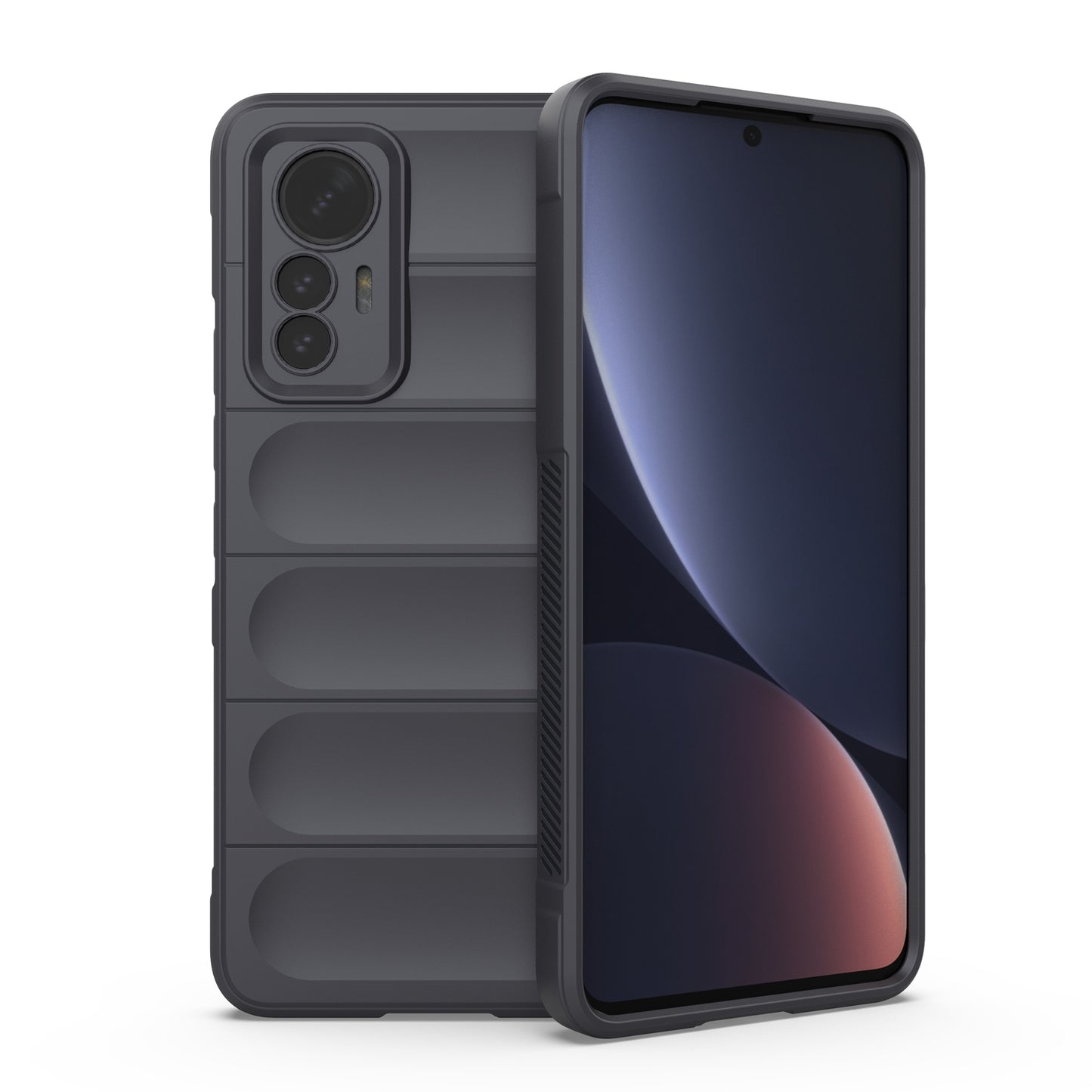 Xiaomi 12 Lite Shock Absorbent Magic Shield TPU + Flannel Phone Case, Featuring Ridged Drop Protection, Bright Colours & Easy Access