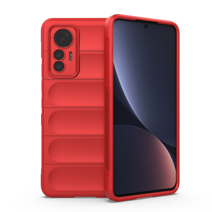 Xiaomi 12 Lite Shock Absorbent Magic Shield TPU + Flannel Phone Case, Featuring Ridged Drop Protection, Bright Colours & Easy Access