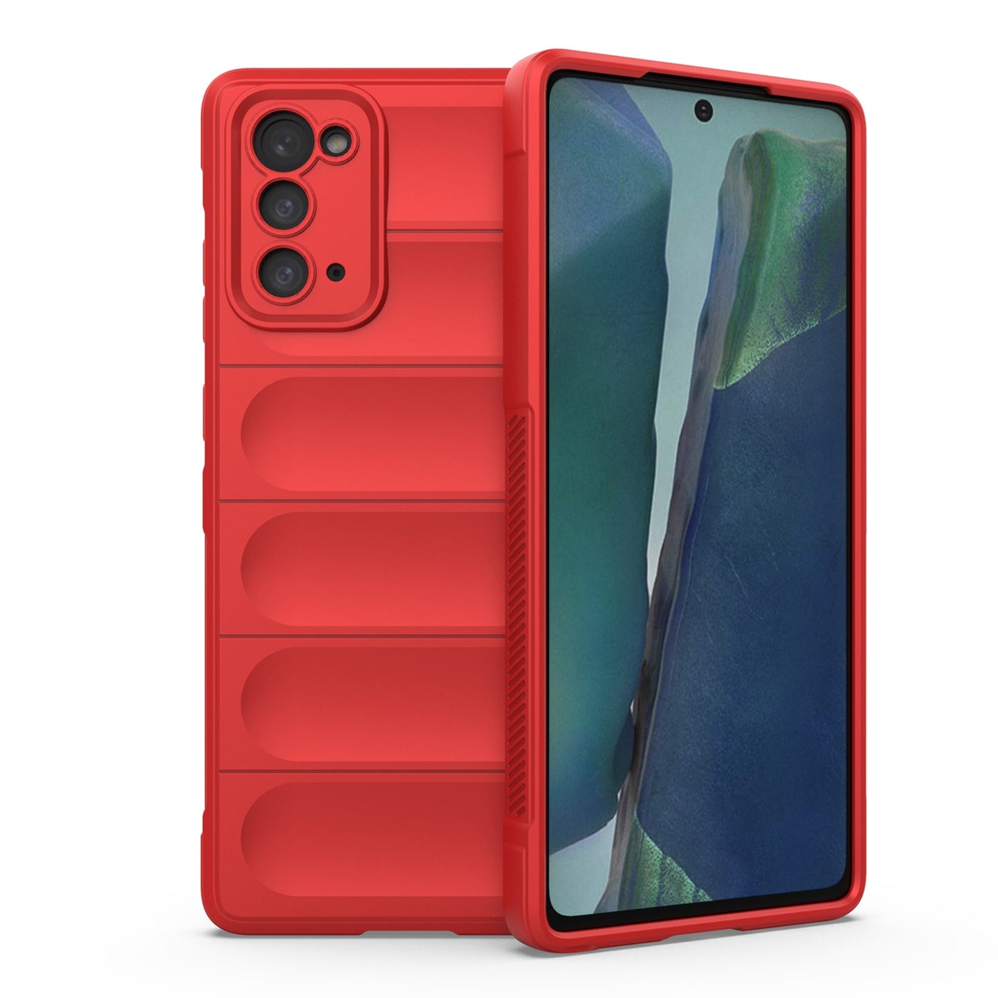 Samsung Galaxy Note20 Magic Shield TPU + Flannel Protective Phone Case Cover, Shockproof Scratch Resistant