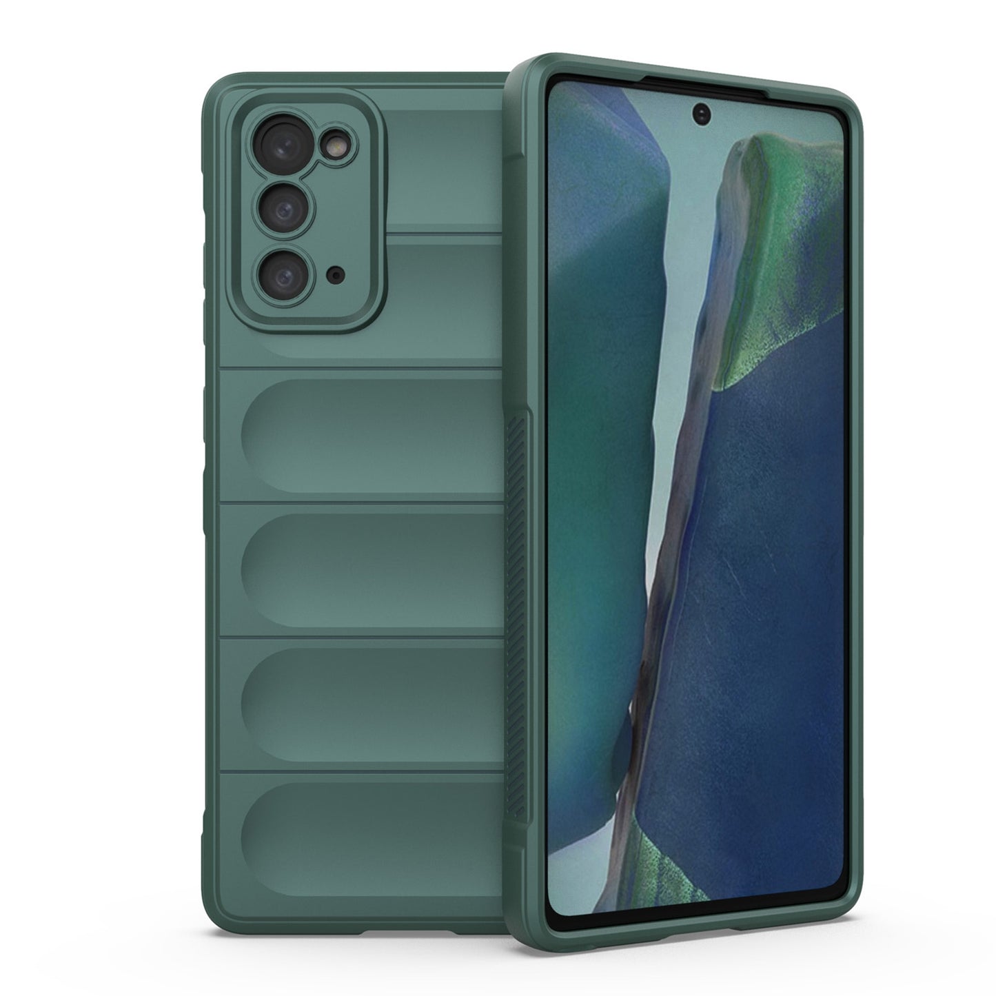 Samsung Galaxy Note20 Magic Shield TPU + Flannel Protective Phone Case Cover, Shockproof Scratch Resistant