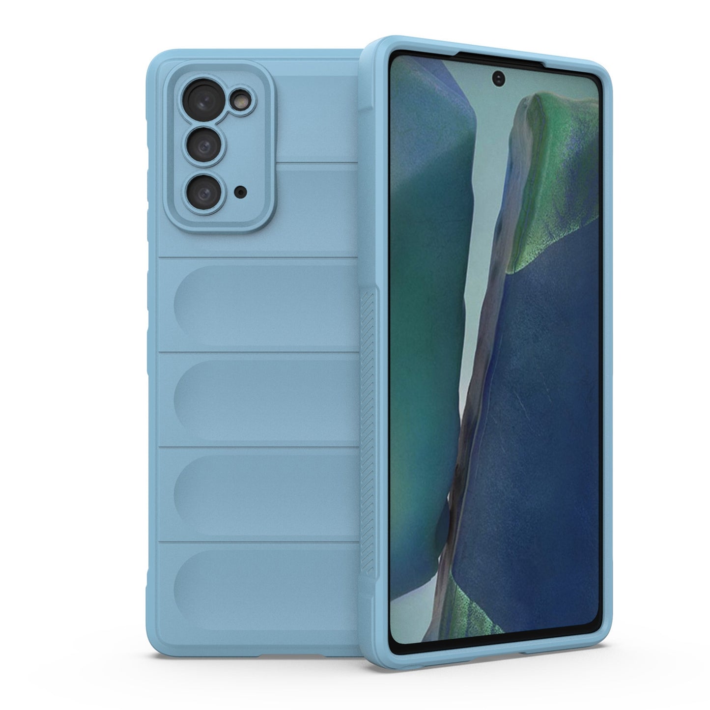Samsung Galaxy Note20 Magic Shield TPU + Flannel Protective Phone Case Cover, Shockproof Scratch Resistant