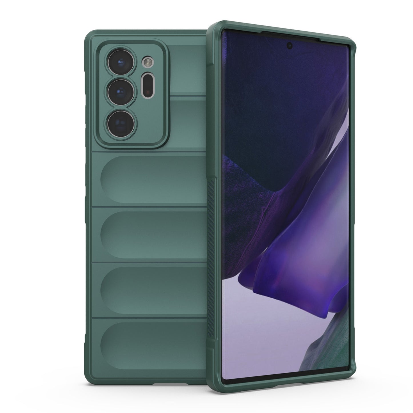 Samsung Galaxy Note20 Ultra Magic Shield TPU + Flannel Protective Phone Case Cover, Shockproof Scratch Resistant