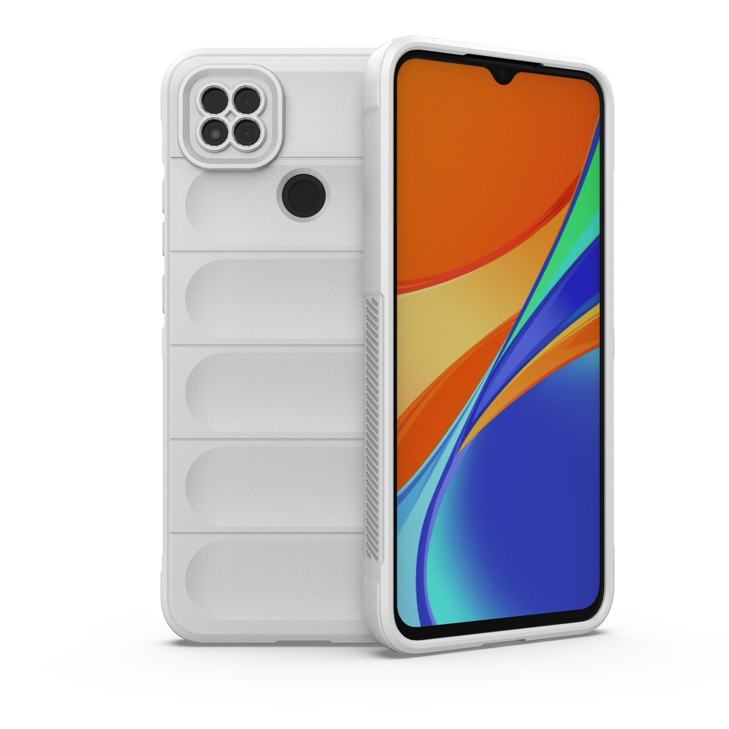 Xiaomi Redmi 9C Shock Absorbent Magic Shield TPU + Flannel Phone Case, Featuring Ridged Drop Protection, Bright Colours & Easy Access