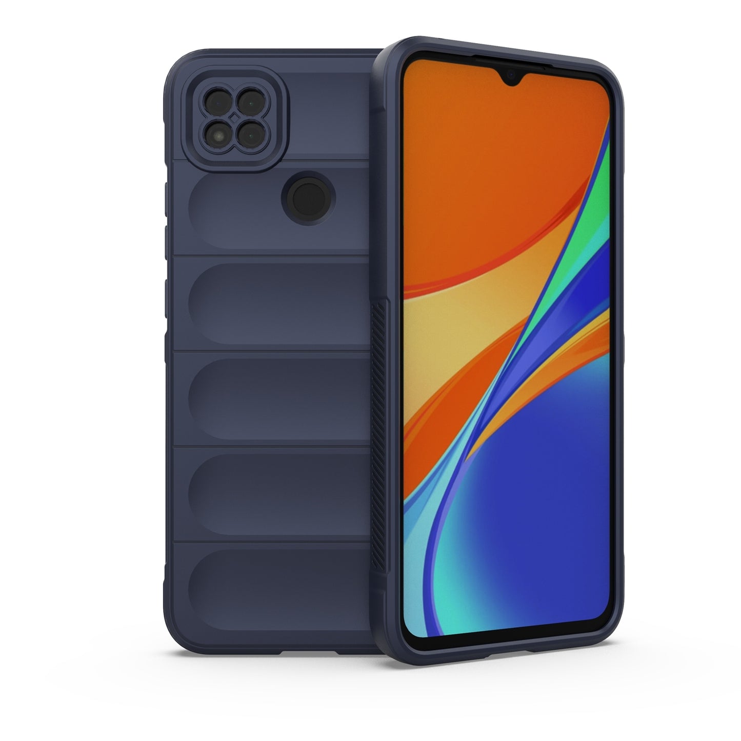 Xiaomi Redmi 9C Shock Absorbent Magic Shield TPU + Flannel Phone Case, Featuring Ridged Drop Protection, Bright Colours & Easy Access