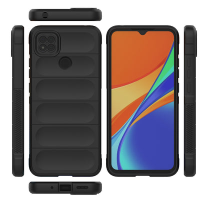 Xiaomi Redmi 9C Shock Absorbent Magic Shield TPU + Flannel Phone Case, Featuring Ridged Drop Protection, Bright Colours & Easy Access
