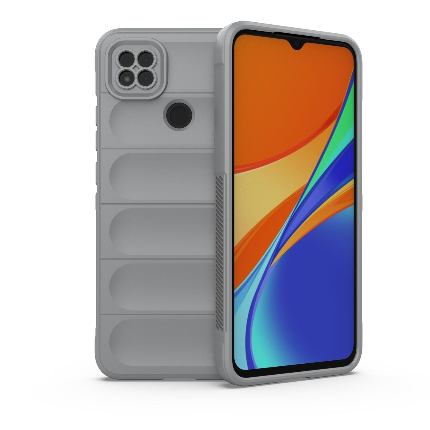 Xiaomi Redmi 9C Shock Absorbent Magic Shield TPU + Flannel Phone Case, Featuring Ridged Drop Protection, Bright Colours & Easy Access