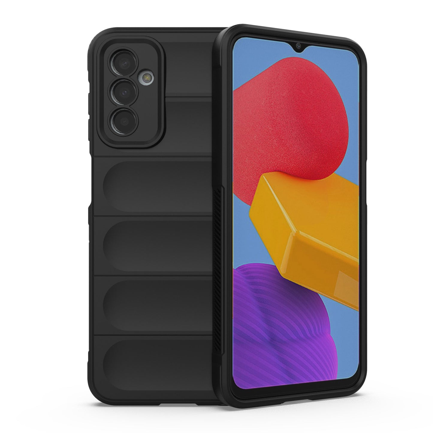Samsung Galaxy M13 4G Magic Shield TPU + Flannel Protective Phone Case Cover, Shockproof Scratch Resistant