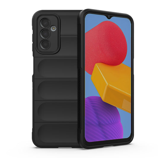 Samsung Galaxy M13 4G Magic Shield TPU + Flannel Protective Phone Case Cover, Shockproof Scratch Resistant