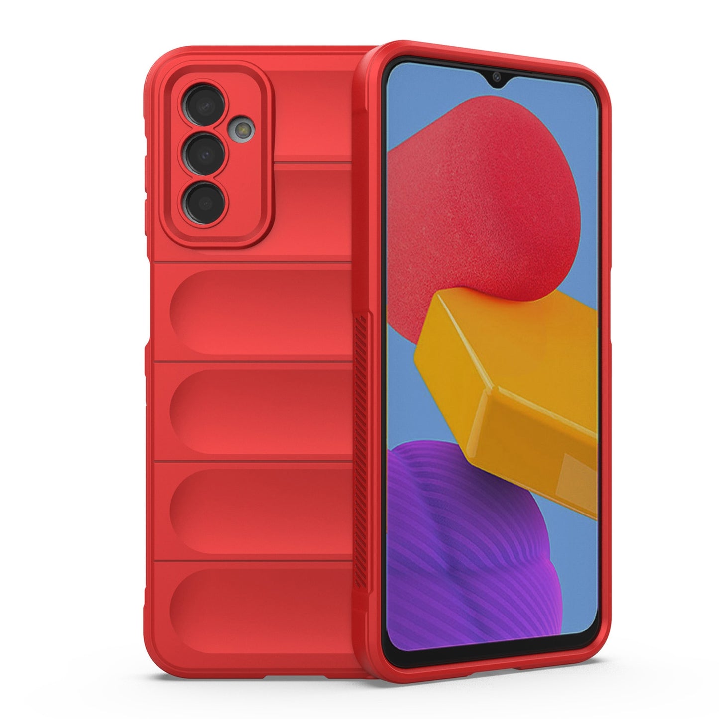Samsung Galaxy M13 4G Magic Shield TPU + Flannel Protective Phone Case Cover, Shockproof Scratch Resistant