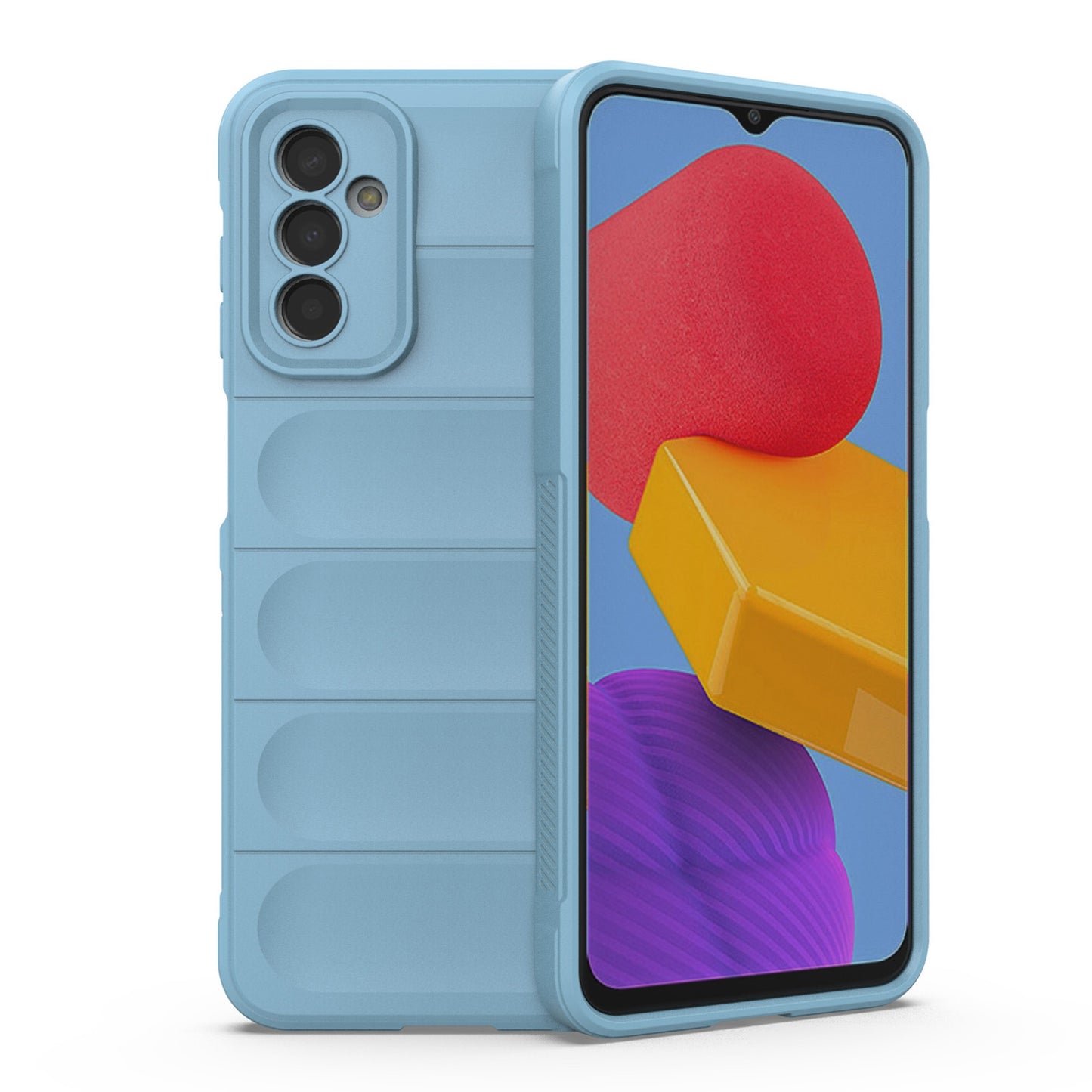 Samsung Galaxy M13 4G Magic Shield TPU + Flannel Protective Phone Case Cover, Shockproof Scratch Resistant