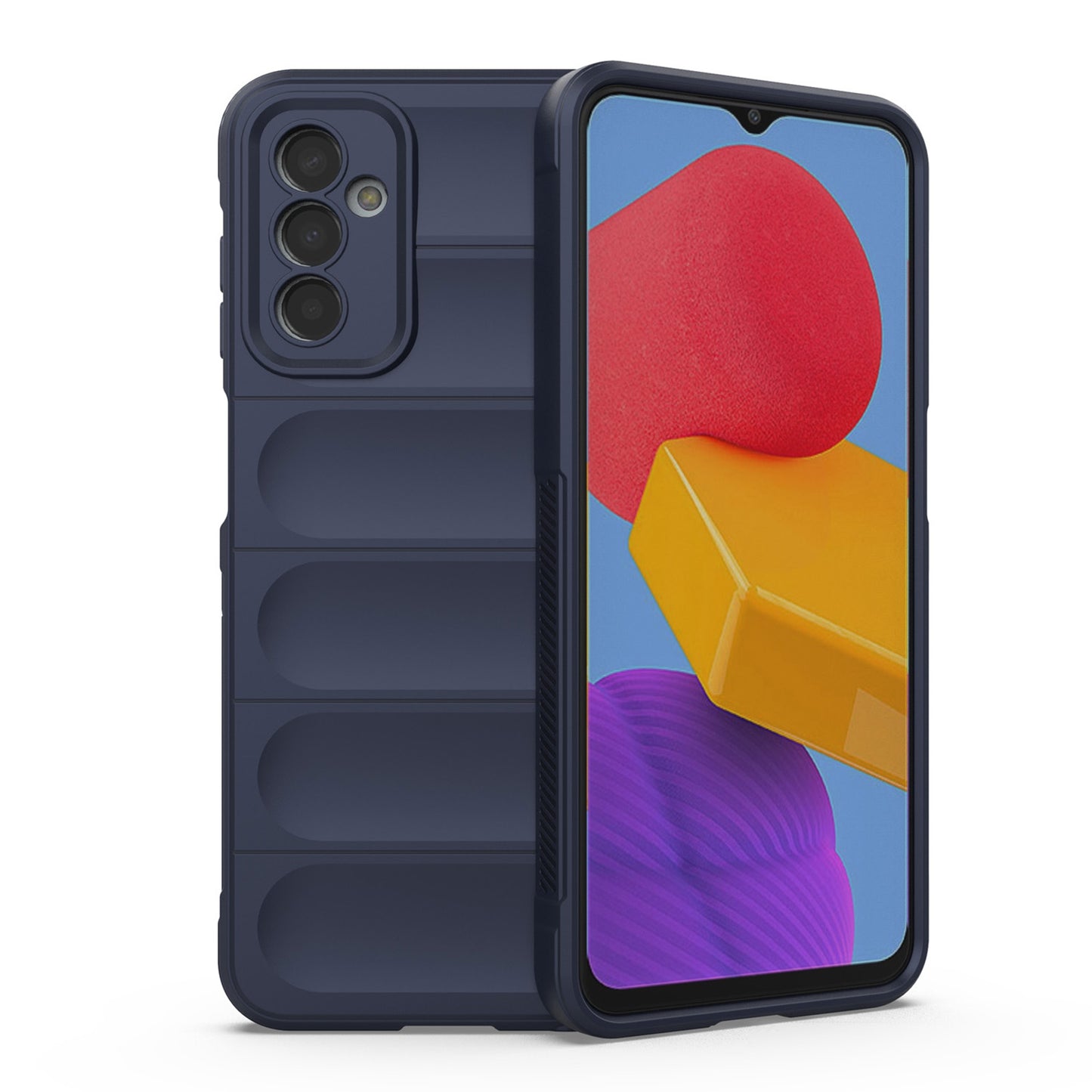 Samsung Galaxy M13 4G Magic Shield TPU + Flannel Protective Phone Case Cover, Shockproof Scratch Resistant