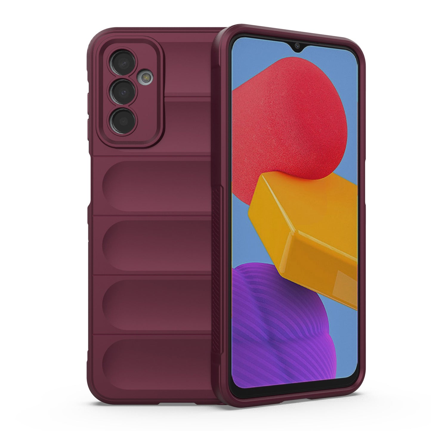 Samsung Galaxy M13 4G Magic Shield TPU + Flannel Protective Phone Case Cover, Shockproof Scratch Resistant