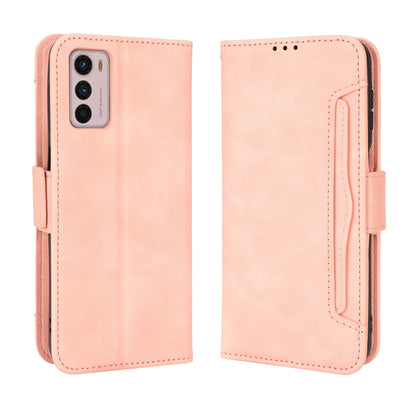 Motorola Moto G42 Skin Feel PU Leather Wallet Phone Case with Card Slots, Cash Pocket, Magnetic Closure, Built-In Stand, Full Protection TPU Cover