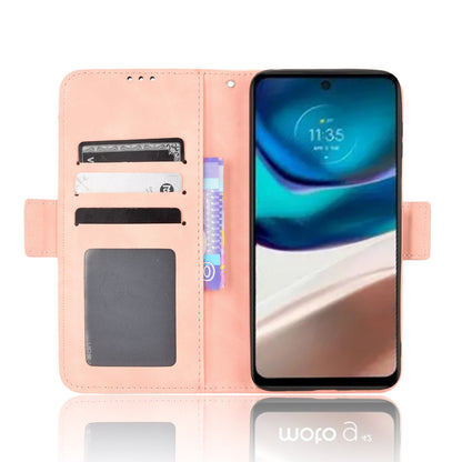 Motorola Moto G42 Skin Feel PU Leather Wallet Phone Case with Card Slots, Cash Pocket, Magnetic Closure, Built-In Stand, Full Protection TPU Cover